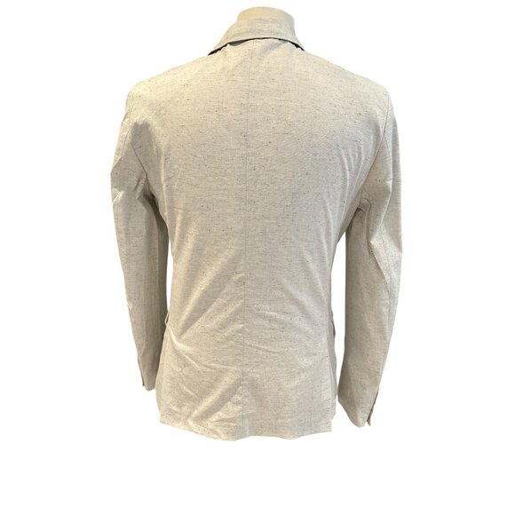 Hugo Boss Mens Light Gray Speckled Blazer Size 40 - Picture 3 of 14